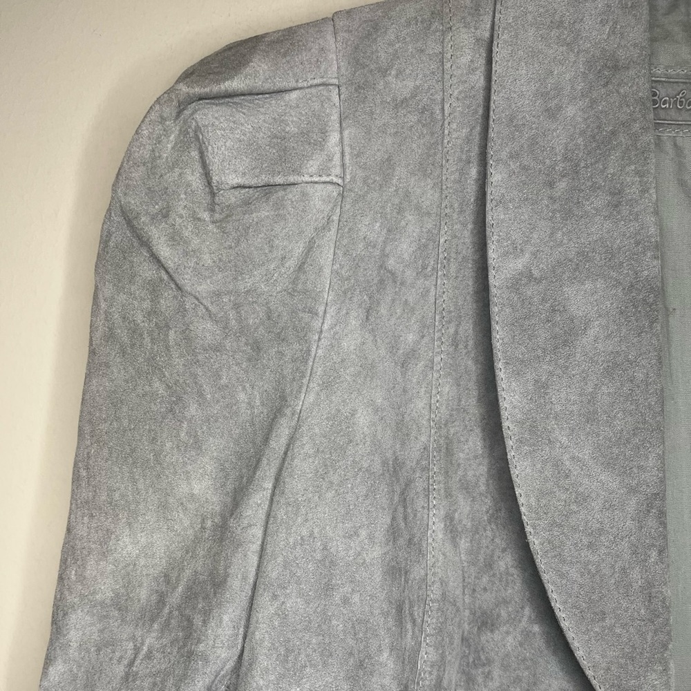 Barbara Hulanicki for Top Shop Suede Cropped Jacket Size Small - Picture 5 of 10
